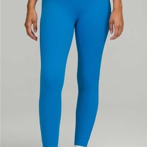 Lululemon Athletica Blue Leggings Sleek Performance Wear (worn only once)